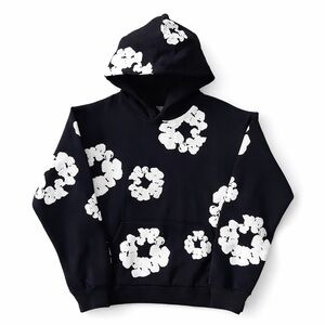 Denim Tears Black Hoodie Size Large